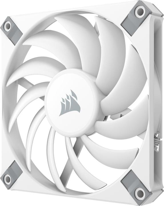 Produktbild Corsair AFS Series, AF120 SLIM WHITE, 120mmx15mm Fluid Dynamic Fan, Single Pack (120 mm, 1x)