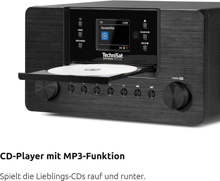 Actual product image TechniSat DigitRadio 570 CD IR (DAB+, FM, Bluetooth, Wi-Fi)