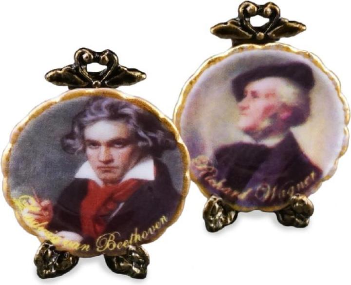 Produktbild Reutter 001.400/2 - Wandteller "Beethoven/Wagner", Miniatur
