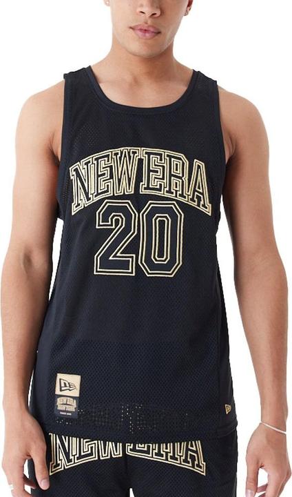 Immagine prodotto New Era Canotta in Poly Mesh - BRAND LOGO noir (M)