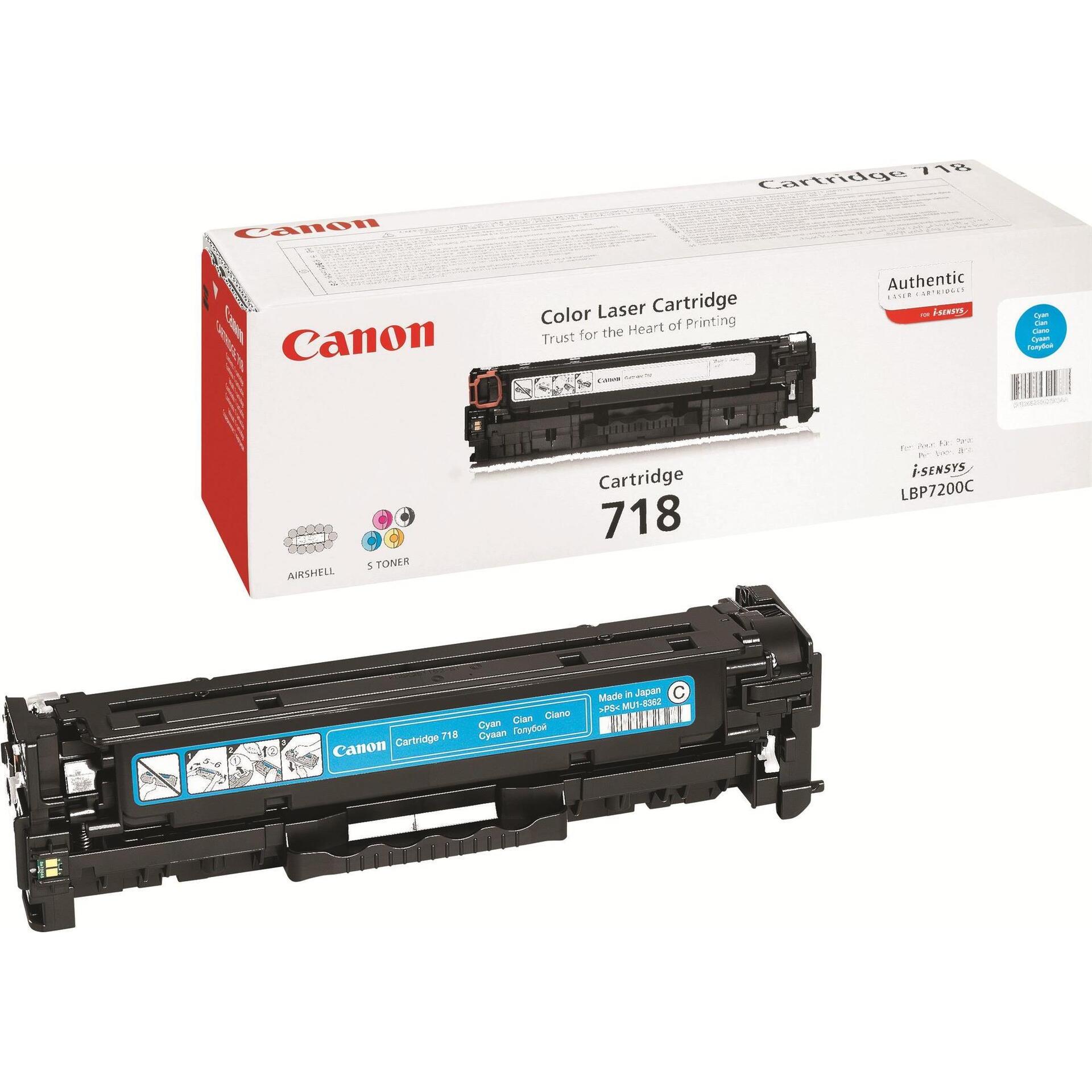Canon, Toner, Toner Cyan 718 (C)