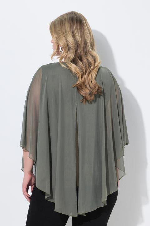 Produktbild Miamoda Meshbluse, weite Passform, Muster, Rückenschlitz (54, 56)