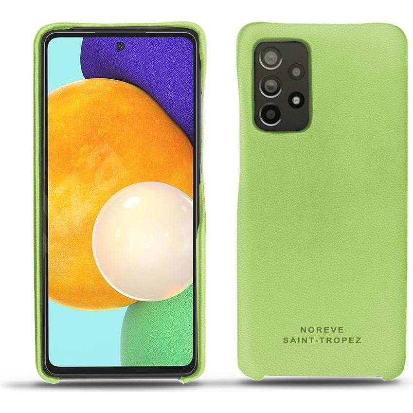 Noreve Lederschutzhülle (Samsung Galaxy A52), Smartphone Hülle, Grün