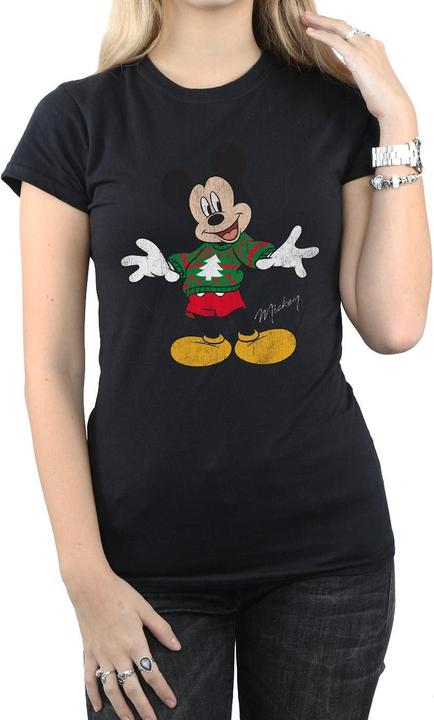 Image du produit Disney - T-shirt MICKEY MOUSE CHRISTMAS JUMPER - Femme (XL)
