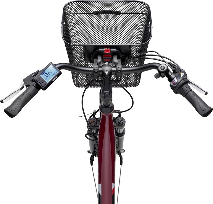 Actual product image Telefunken Multitalent RC822, City E-Bike, Motor power 250 W, Wheel size 28 ", Warranty 24 month(s), Red (48 cm)