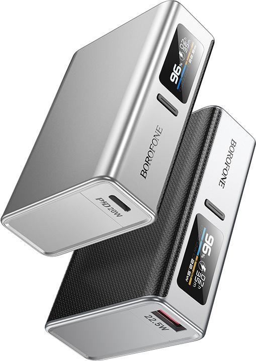 Image du produit Borofone BJ72 Energy, 10000mAh, 22.5W, QC + PD, Grey