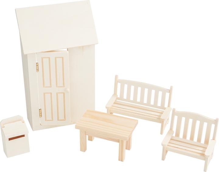 Image du produit VBS Banc miniature "Lars", 2 places (6 x 8.5 x 8.5 cm)