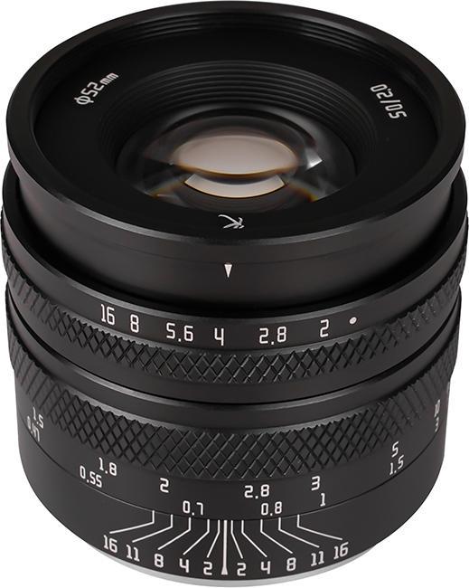 Image du produit AstrHori Full Frame 50mm F2.0 avec monture Sony E (noir) (Sony E, Plein format)