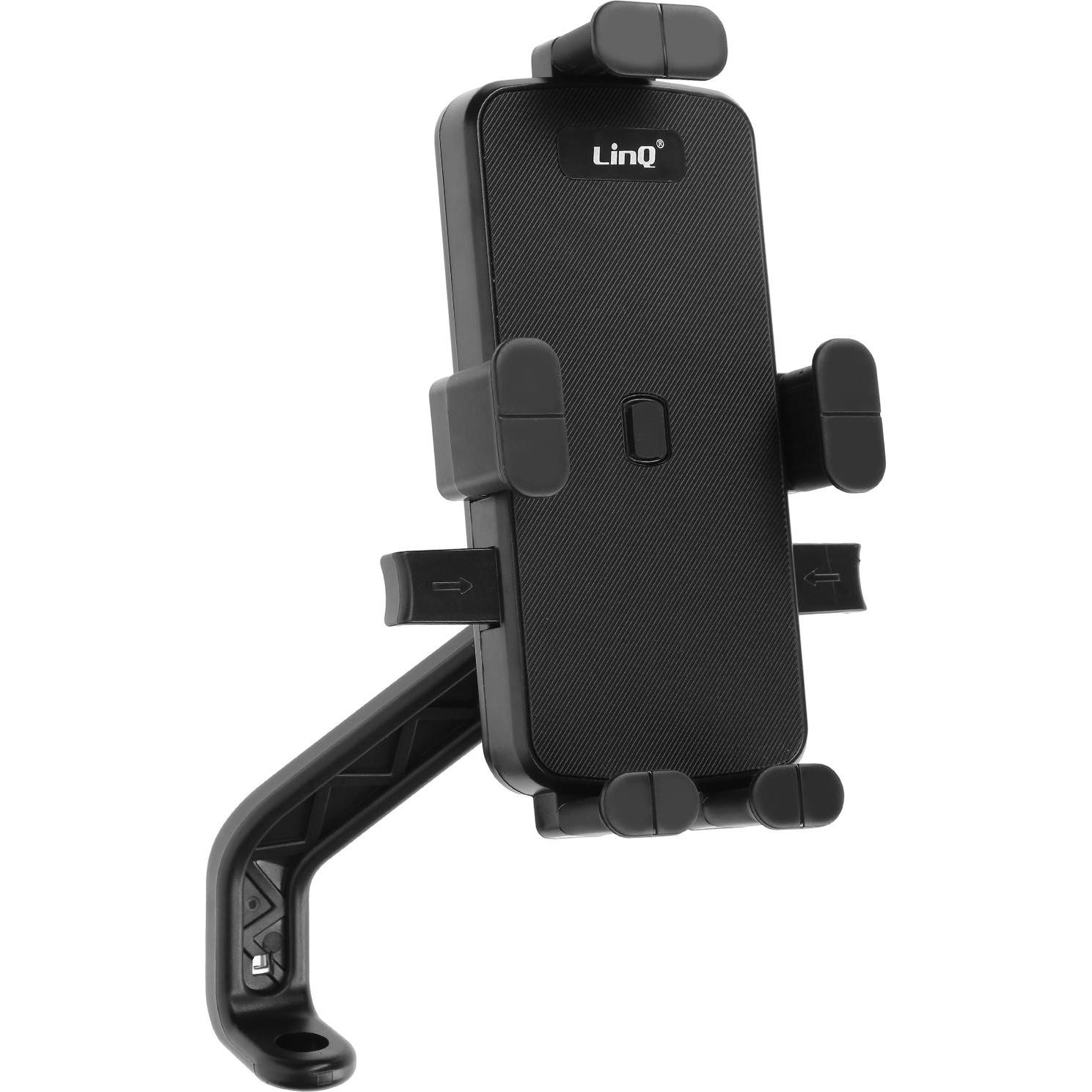 LinQ H3379 Fahrradhalterung, Smartphone Halterung, Schwarz