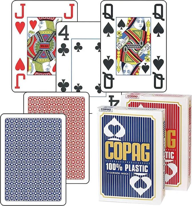 Actual product image Copag Jumbo Index (1 piece - Assorted) (German, 1 - 16 Players)