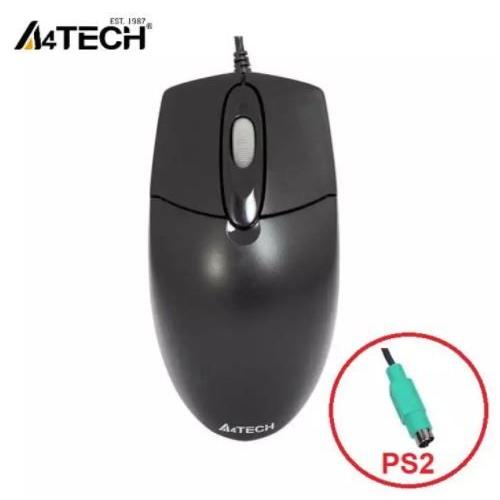 A4Tech OP-760 (Kabelgebunden), Maus, Schwarz