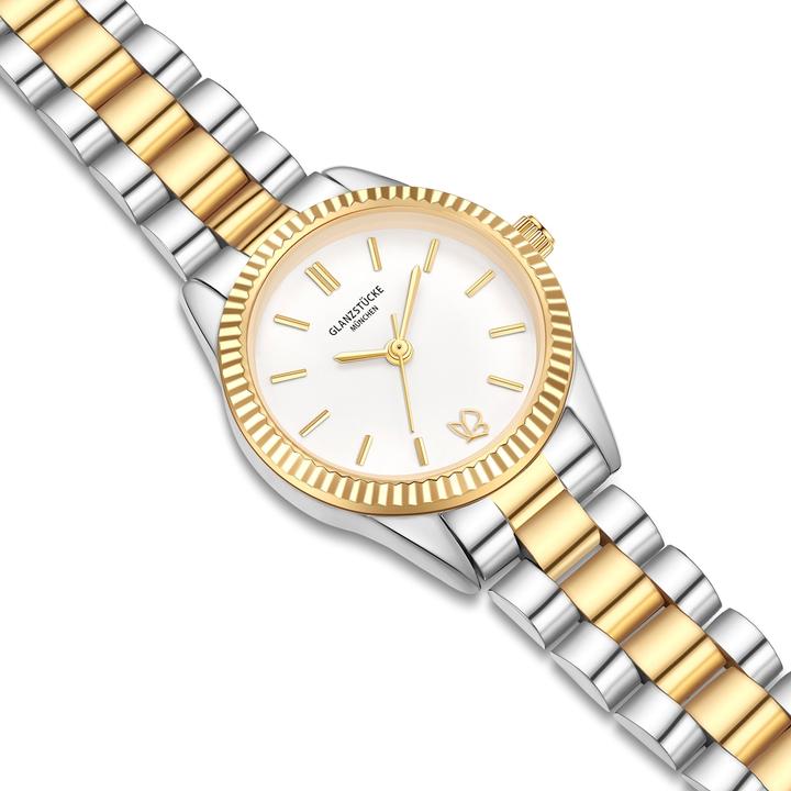 Actual product image Glanzstücke München Damen Quarzuhr bicolor Edelstahl bicolor - 38016 (25 mm)