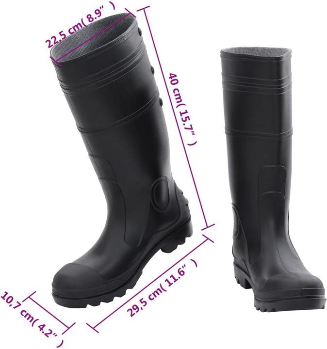 Actual product image vidaXL Rubber boots (43)