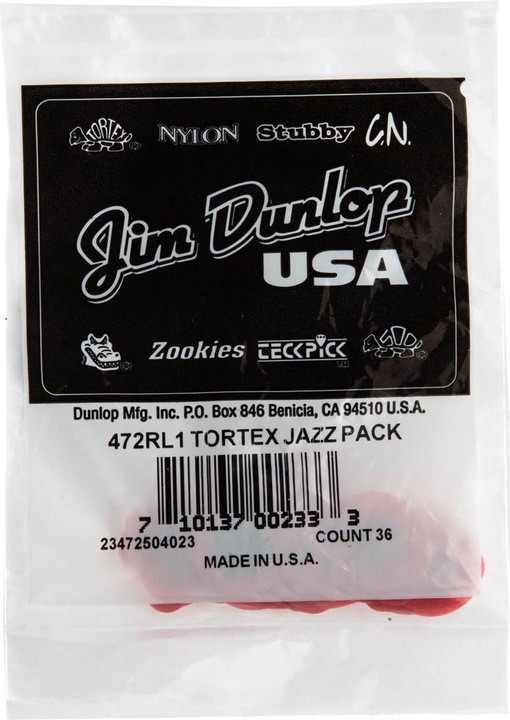 Produktbild Dunlop Tortex Jazz 1 rot L 1 (36) (36 x)