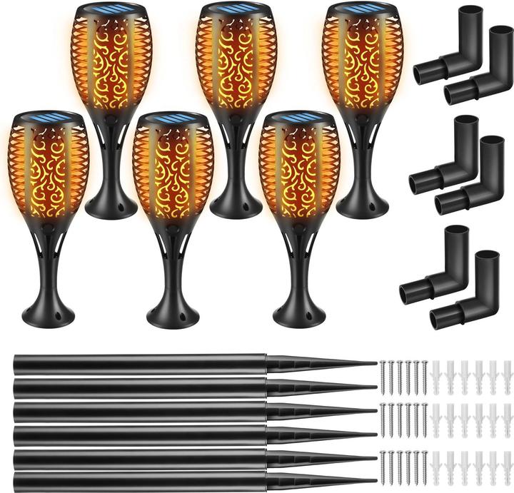 Immagine prodotto tectake Set di luci solari Flare (IP44)