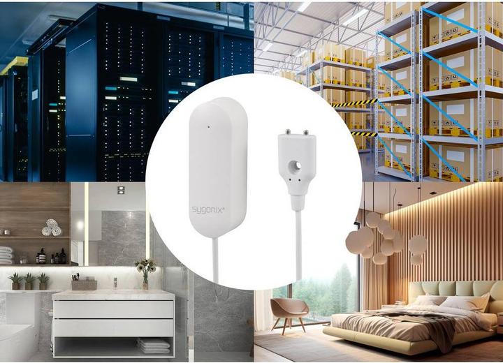 Produktbild Sygonix SY-6515318 Funk-Wassermelder mit App-Steuerung batteriebetrieben