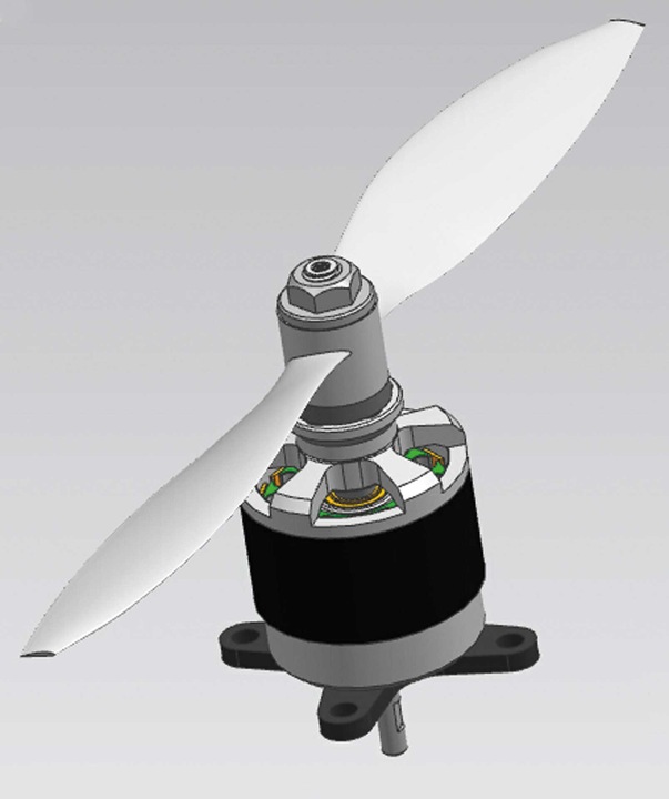 Actual product image Planet-Hobby Joker 2830-7 V3 1500 KV Brushless Motor