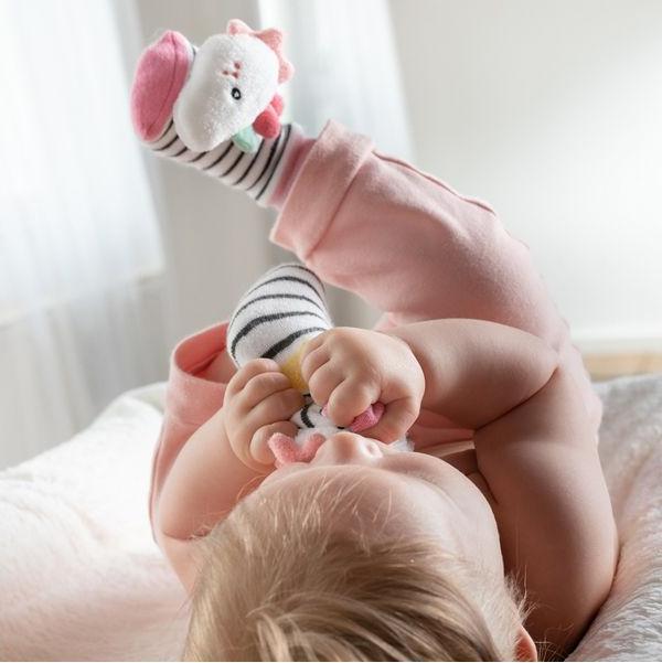 Actual product image Fehn Rasselsocken Einhorn (Single pack, One size)