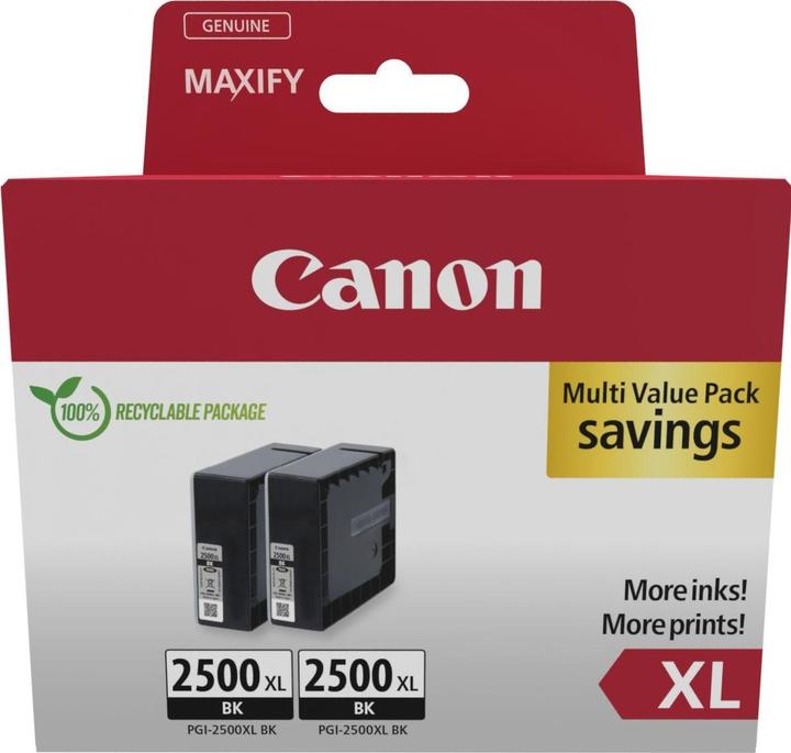 Produktbild Canon PGI-2500XL Ink Cartridge BK TWIN (BK)