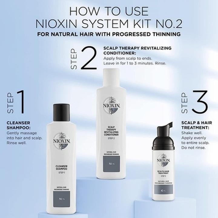 Produktbild Nioxin System 2 (300 ml, Flüssiges Shampoo)
