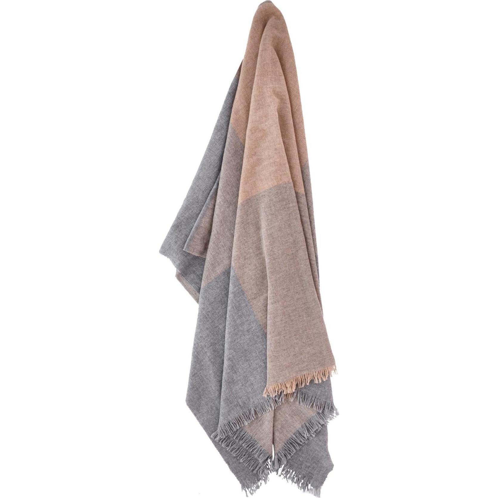 Thumbnail - F&R, Decke, Decke 130x200 Merino Grau (130 x 200 cm)