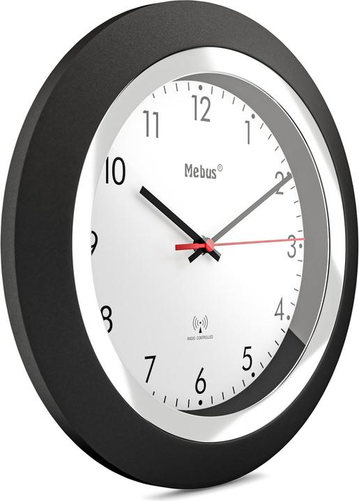 Produktbild Mebus 19451 Funk-Wanduhr (25 cm)