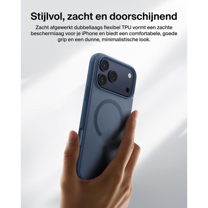 Actual product image Belkin Grip magn. Schutzhülle iPh.17 ProMax dklblau MSA036hqNY (Apple iPhone 17 Pro Max)