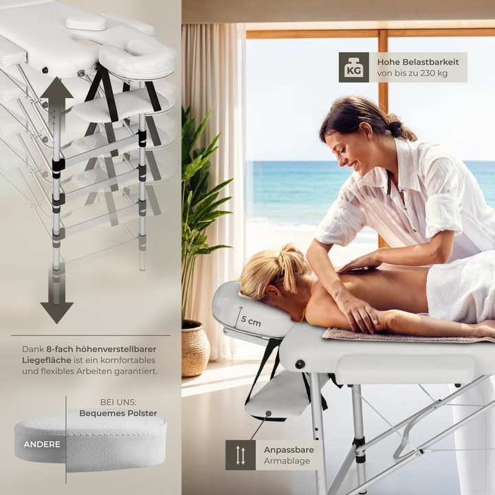 Produktbild tectake Massageliege