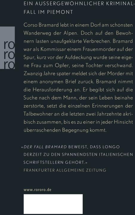 Produktbild Der Fall Bramard (Deutsch, Barbara Kleiner, Davide Longo, 2016)