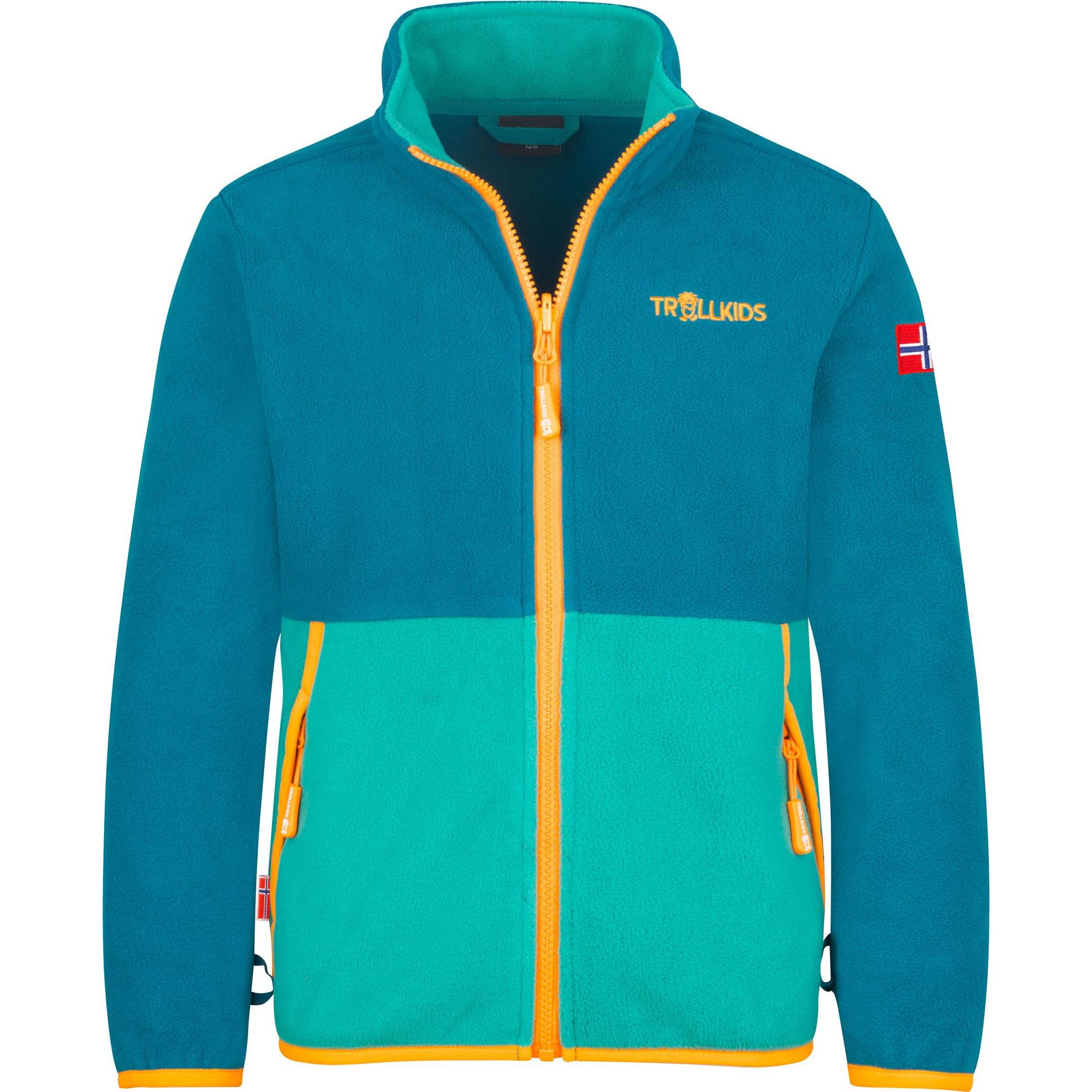 Trollkids, Unisex, Jacke, Kid's Kjerak 3in1 Jacket (110), Türkis, 110