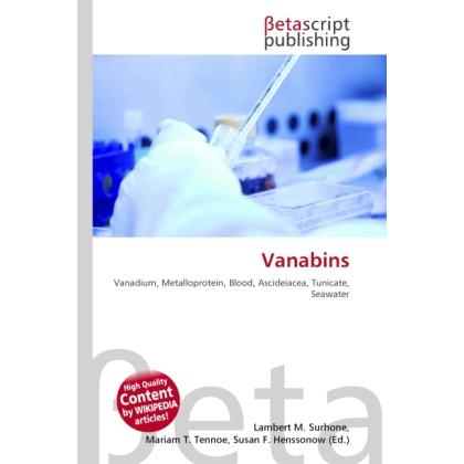 Vanabins, Fachbücher von Susan F. Marseken, Lambert M. Surhone, Miriam T. Timpledon