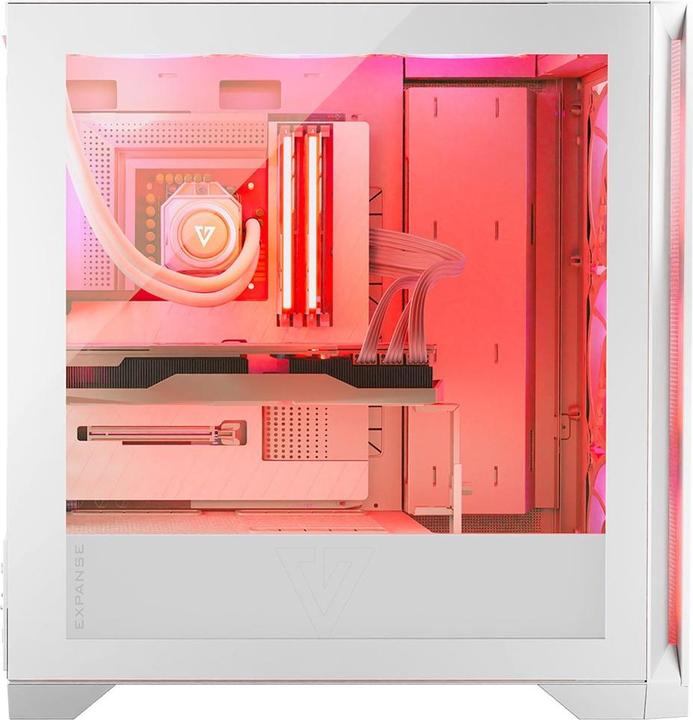 Produktbild Modecom Volcano Expanse S Apex ARGB biała (ATX, mATX, Mini-ITX)