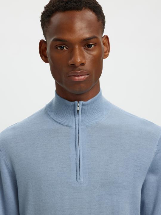 Produktbild Selected Slhtray Ls Knit Merino Half Zip Noos (M)