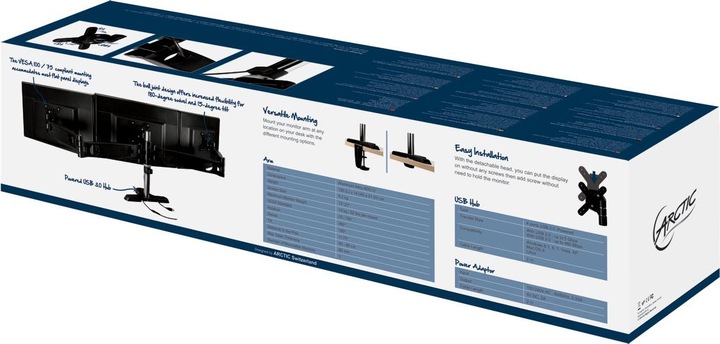 Actual product image Arctic Z3 Pro with USB 3.0 hub (Table, 29")