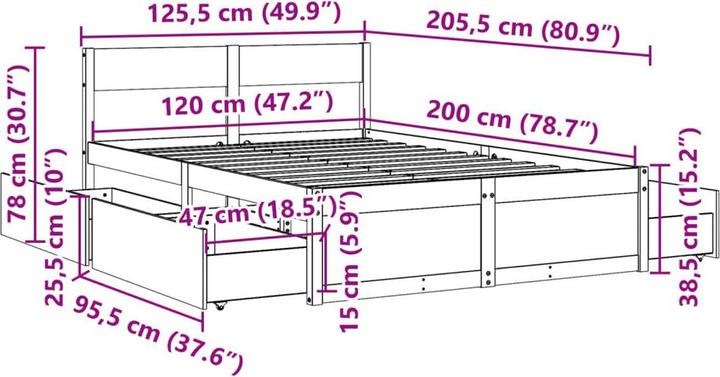 Image du produit VidaXL Kitti (120 x 200 cm)