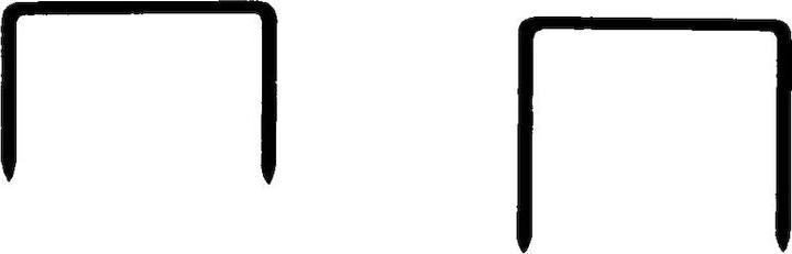 Actual product image Bostitch Staples 6mm SP6D 1000 pieces (1000x)