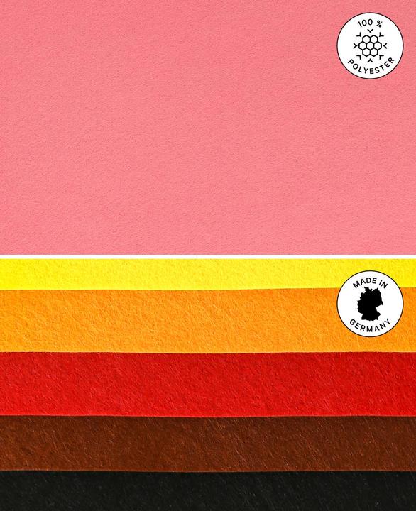 Image du produit I Am Creative Feutre, orange 30x45cm x 3mm (30 x 45 cm)