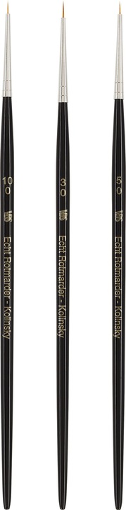 Actual product image VBS Brush Set Kolinsky Red Marten, Set of 3
