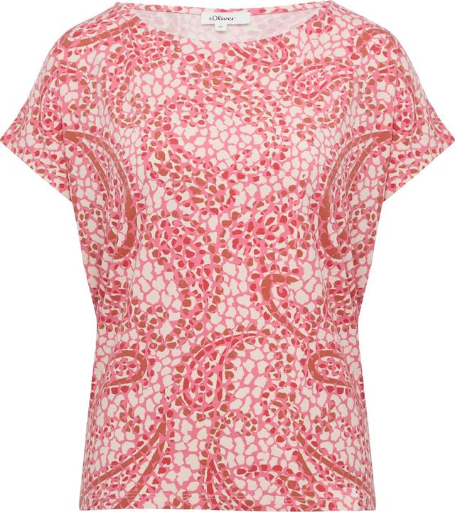 Actual product image S.Oliver T-Shirt T-Shirt aus Viskosemix mit überschnittenen Schultern (36)