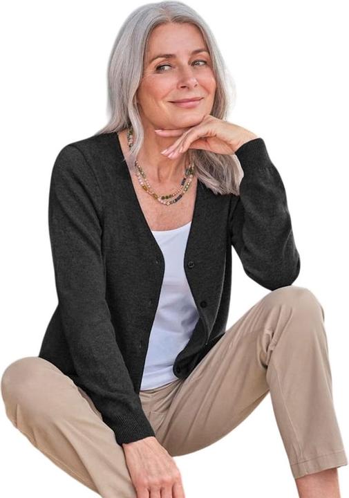 Produktbild Woolovers Strickjacke VAusschnitt Kaschmir Klassisch (M)