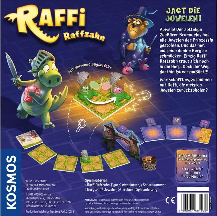 Produktbild Kosmos Raffi Raffzahn (Deutsch, 2 - 4 Spieler)