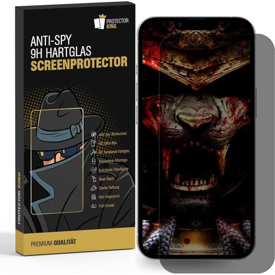 Protectorking 1x Premium Displayschutzfolie 3D KLAR (1 Stück, Apple iPhone XS), Smartphone Schutzfolie