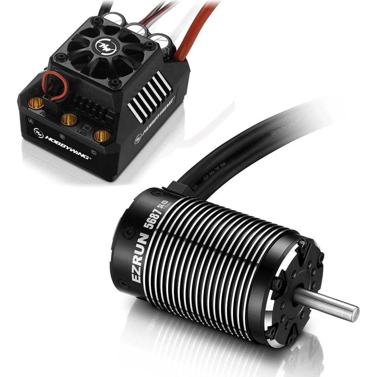 Hobbywing Ezrun MAX6 Combo SL 5687 1100kV 38010802 Modello di auto azionamento brushless