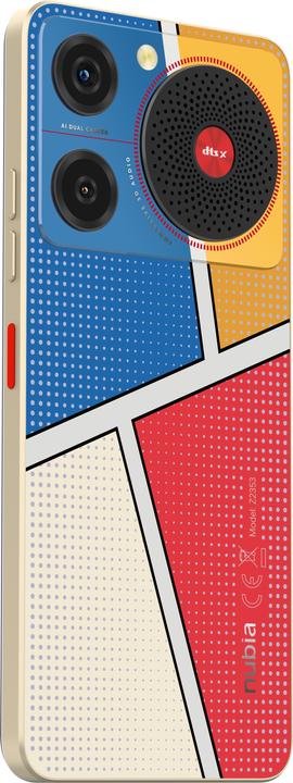 Produktbild ZTE Nubia Music Pop Art (128 GB, Mehrfarbig, 6.60", Dual SIM, 4G)