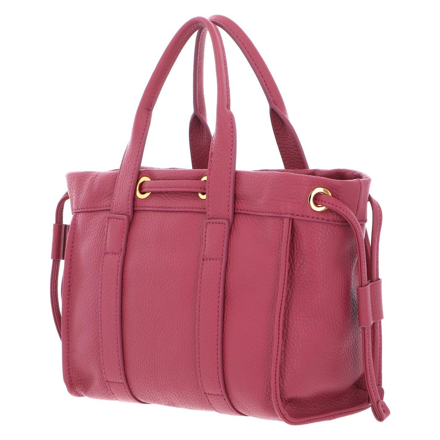 Coccinelle, Damen, Handtasche, 2Day Signature Handbag Grained Leather, Pink