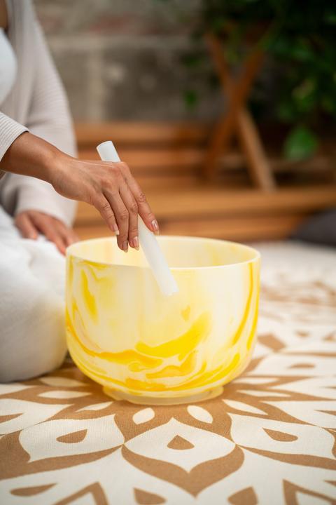 Produktbild Meinl Marble Crystal Singing Bowl 10" - Note E4 (Perkussion)