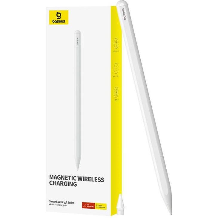 Baseus Active stylus Smooth Writing Series with wireless charging (White), Stylus, Weiss