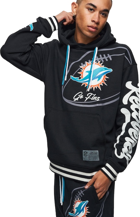 Produktbild Recovered Re:covered Fleece Hoody - PATCHES Miami Dolphins - L (L)