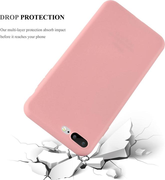 Image du produit Cadorabo Couverture TPU Candy (Apple iPhone 7 Plus, Apple iPhone 7s Plus, Apple iPhone 8 Plus)
