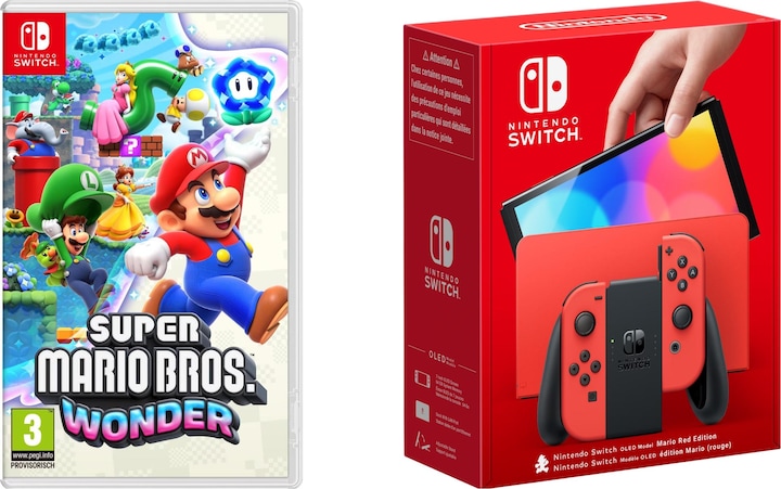 Nintendo Mario Switch + Super Mario Bros. Wonder